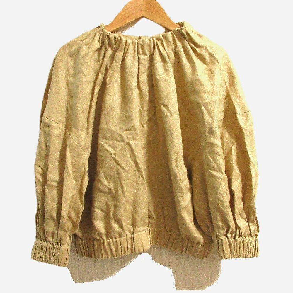 良品 24SS HYKE ハイク LINEN SHIRRED TOP ブラウス 241-15206