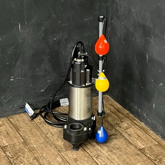 水中ポンプ EBARA 荏原製作所 樹脂製 汚水 汚物 50DWVJ5.25SB 100V 50Hz 口径40mm エバラ 水中用|71552