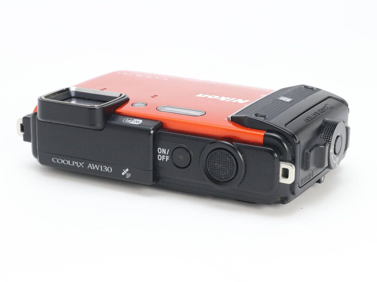 B (並品) Nikon ニコン COOLPIX AW130 オレンジ 初期不良返品可 88-234