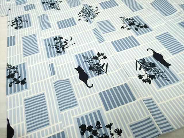 平和屋着物○小紋 猫 シルエット 洗える着物 AABA6688ck - メルカリ