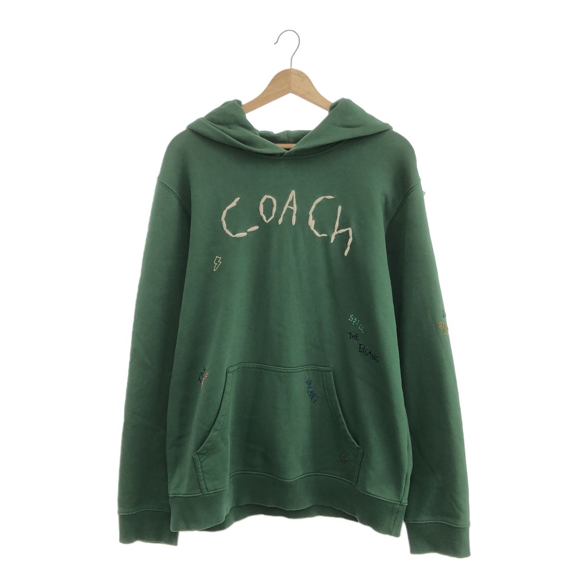 COACH コーチ C7833 プルオーバーパーカー フーディ スウェット L 