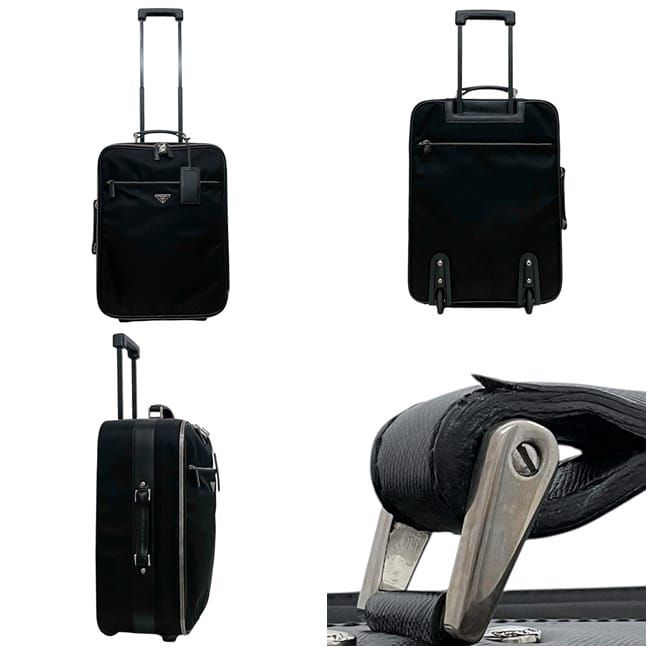 プラダ テスート サフィアーノ キャリーケース スーツケース プラダ スーツケース ブラック NERO テスート 美品 キャリー