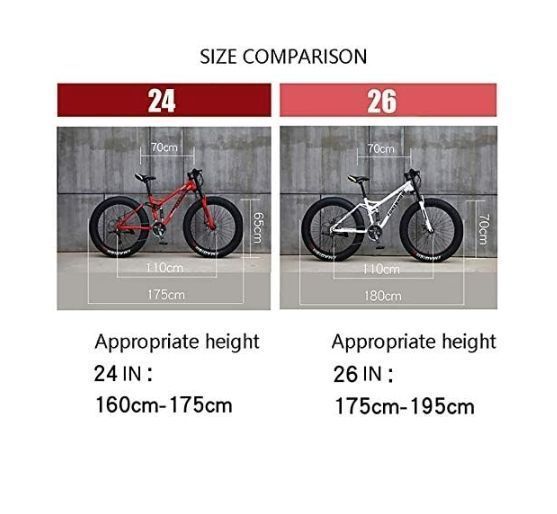 自転車26インチMTBトップ ファットホイールバイク|ファットバイク|ファットタイヤマウンテンバイク