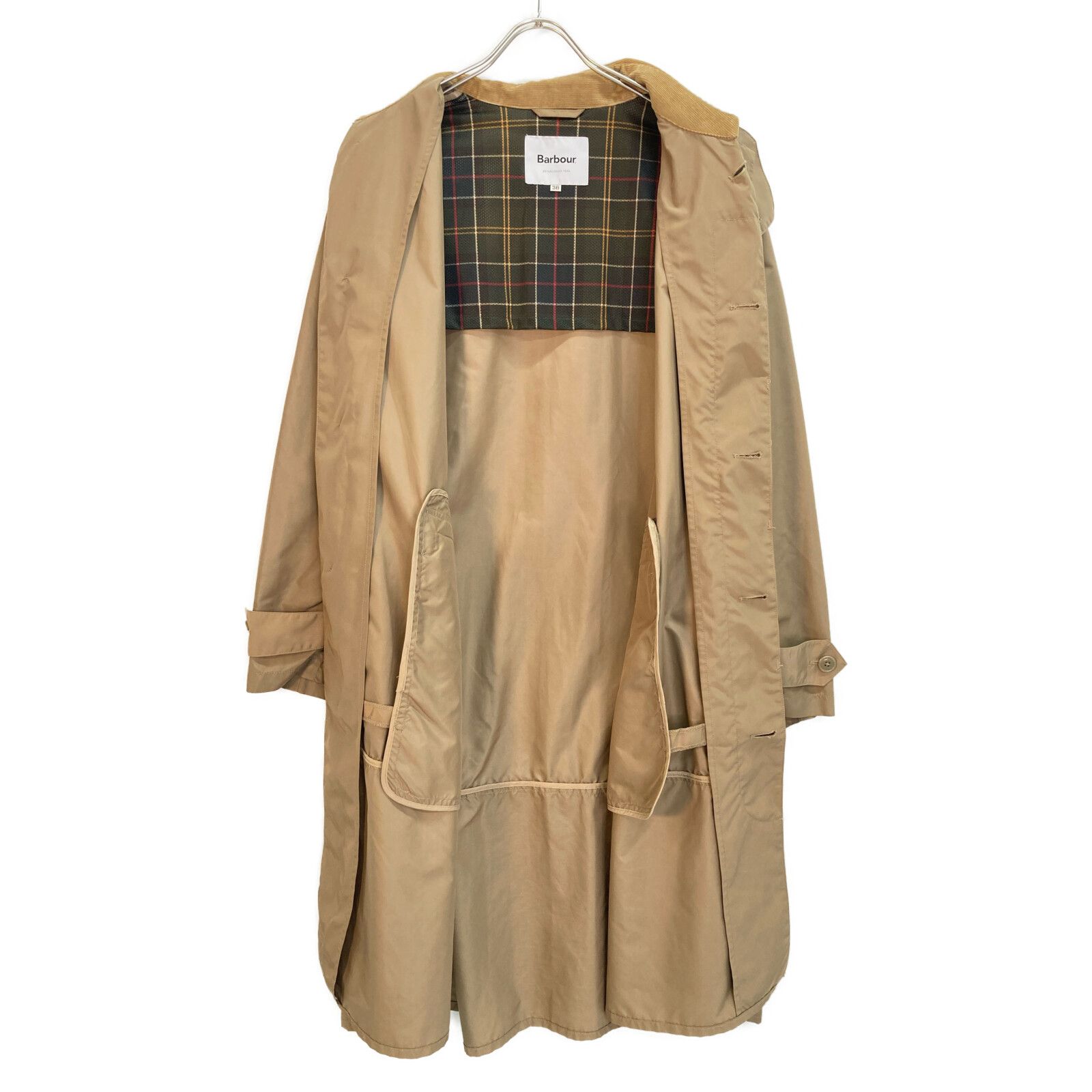 バブアー　ベージュ38 Barbour バブアー ベージュ SINGLE BREASTED COAT 38 - メルカリ