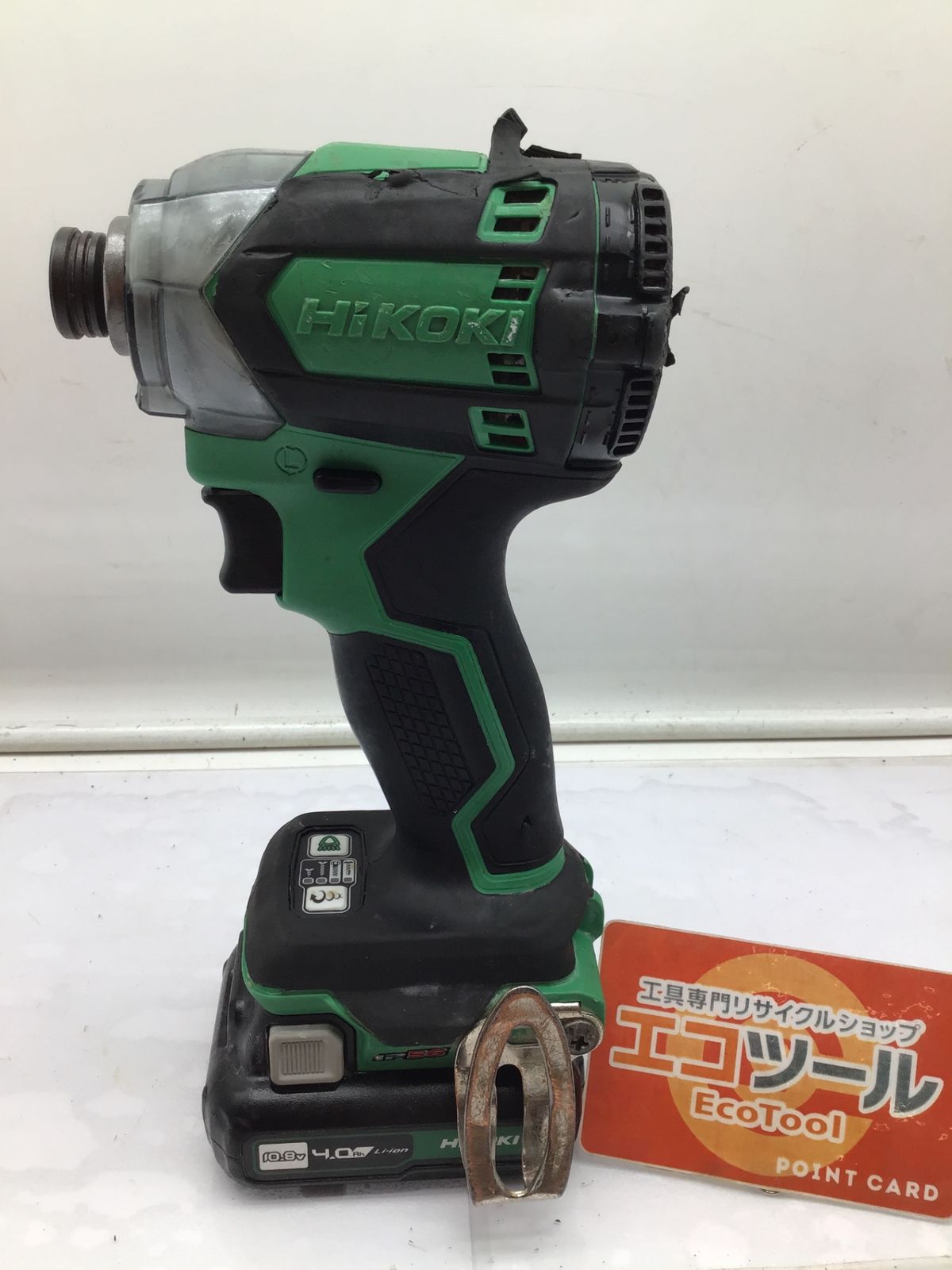 中古品】☆HiKOKI/ハイコーキ 10.8Vコードレスインパクトドライバー 