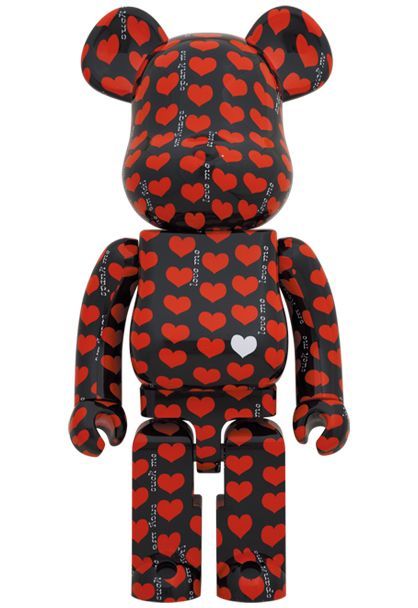 MEDICOM TOY｜メディコムトイ BE RBRICK Black Heart 1000％ ベアブリック ブラックハート HIDE XJAPAN モデル