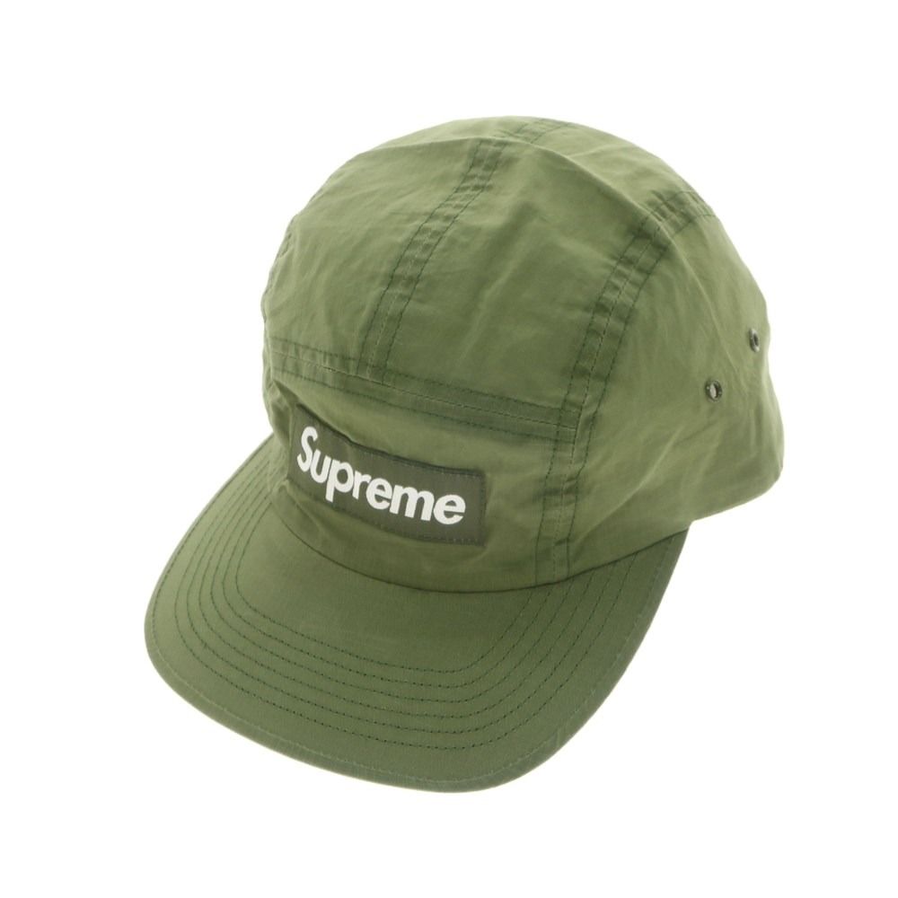 【中古】シュプリーム Supreme 2020年秋冬 Dry Wax Cotton Camp Cap キャンプキャップ オリーブグリーン【サイズ表記なし】【メンズ】