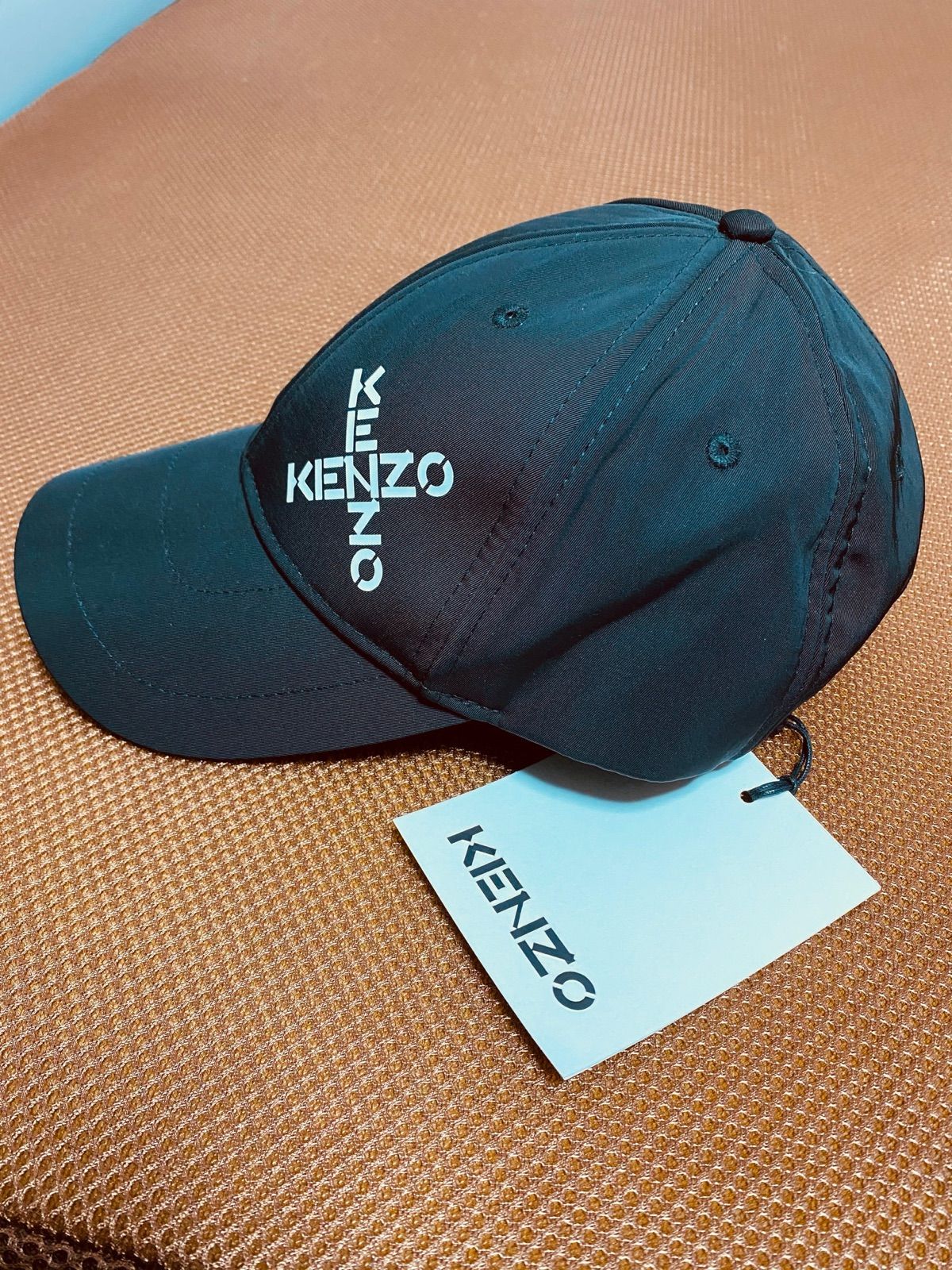 新品☆KENZO ケンゾー スポーツ ロゴ キャップ 帽子 黒☆ - メルカリ