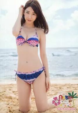 柏木由紀　生写真　水着　ハワイ　コンプセット　他多数 中古】生写真(AKB48・SKE48) 柏木由紀/全身・水着ピンク青・右手