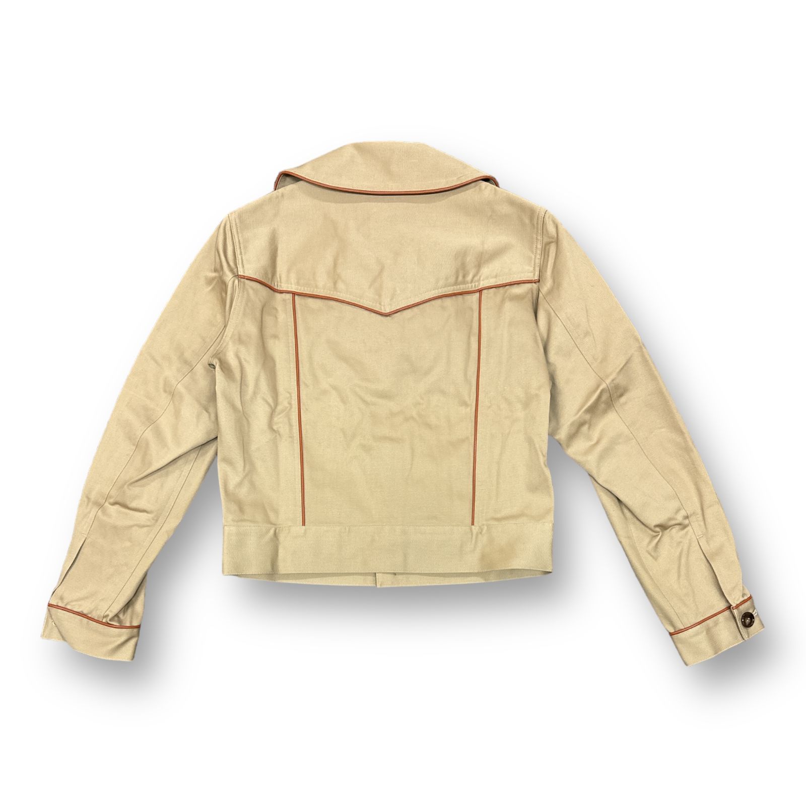 23ss LITTLE BIG Piping Satin Blouson