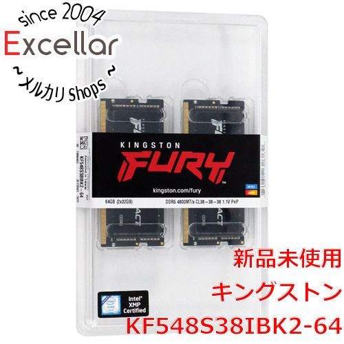 [bn:13] Kingston製　KF548S38IBK2-64　SODIMM DDR5 PC5-38400 32GB 2枚組