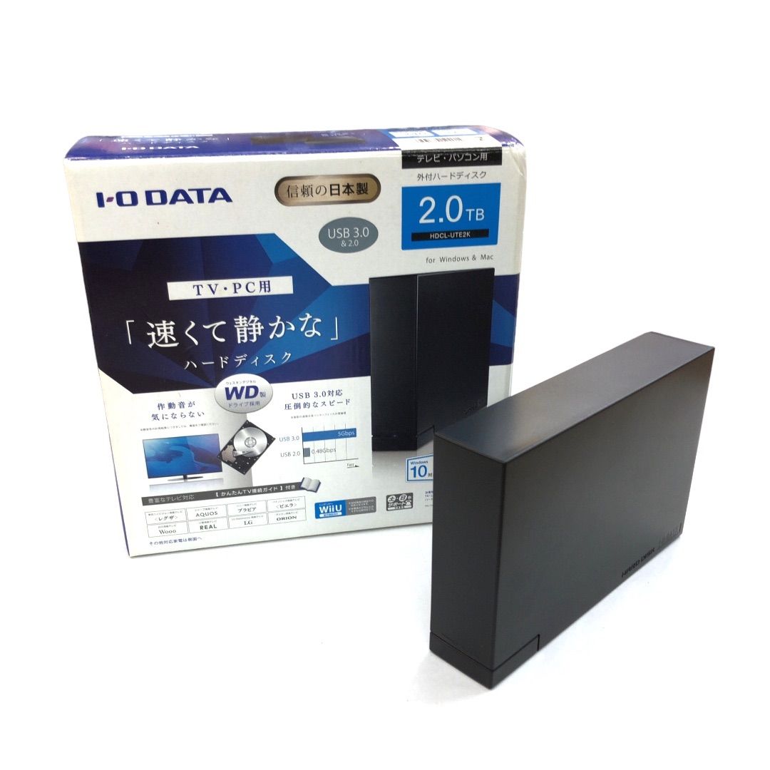 I-O DATA HDCL-UTE2K 2TB USB外付けハードディスク IODATA 外付けHDD