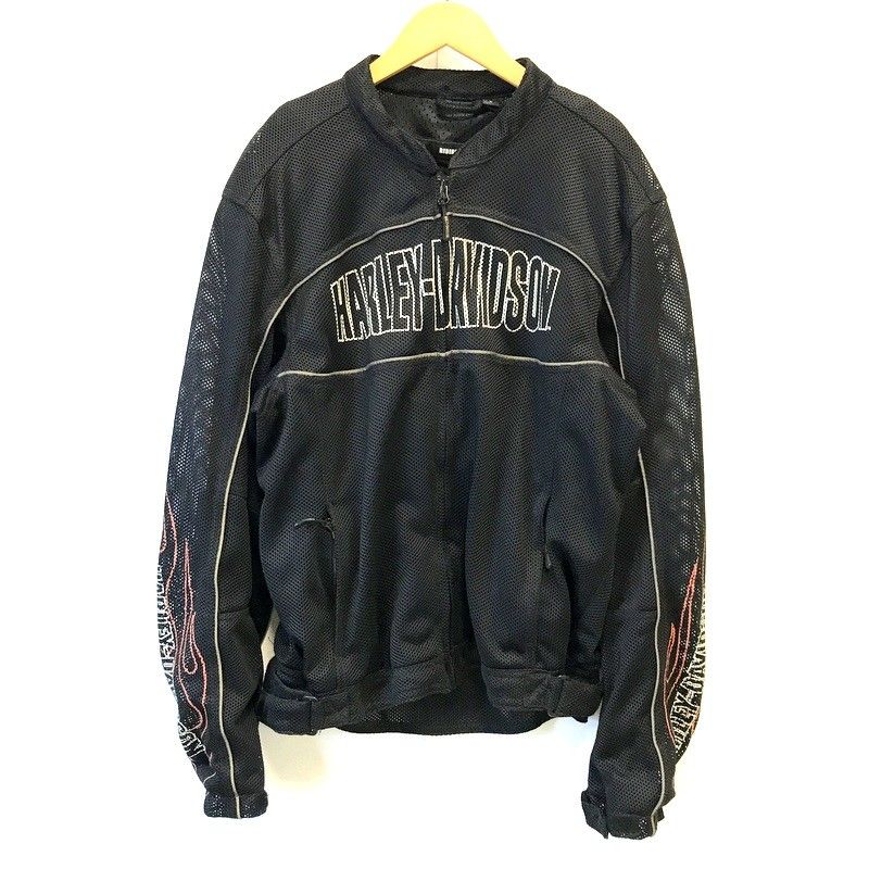 HARLEY DAVIDSON ハーレーダビッドソン 98304-10VM メッシュジャケット Lサイズ ブラック バイウェア ライディング オートバイ TA3409