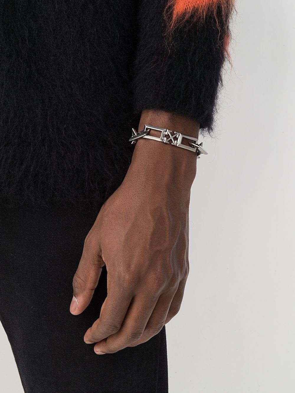Off-White Arrow チェーン ブレスレット | シルバートーン