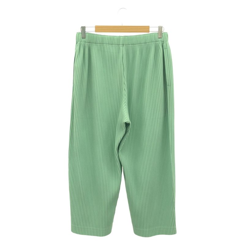 中古】HOMME PLISSE ISSEY MIYAKE プリーツパンツ サイズ2 ライト