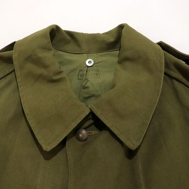 40s vintage フランス軍 M-35 モーターサイクルコート ミリタリー