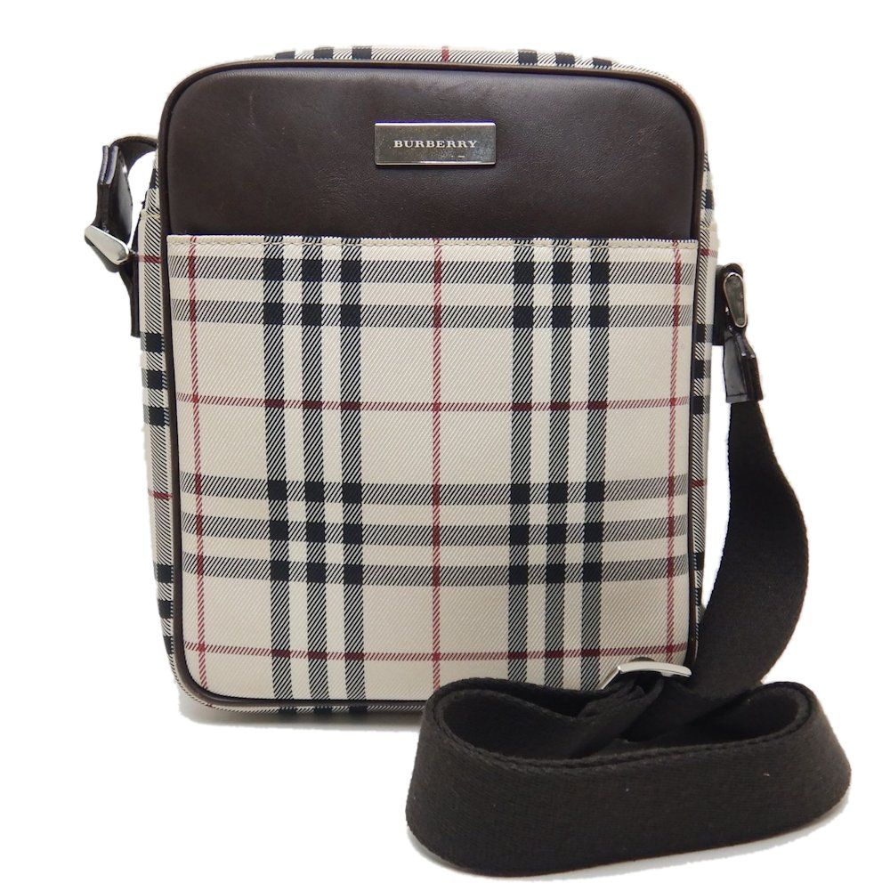 BURBERRY バーバリー ショルダーバッグ ノバチェック ナイロン