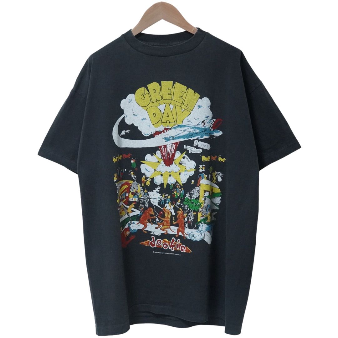 グリーンデイ Tシャツ XL ブラック 90s デザイン USA製表記
