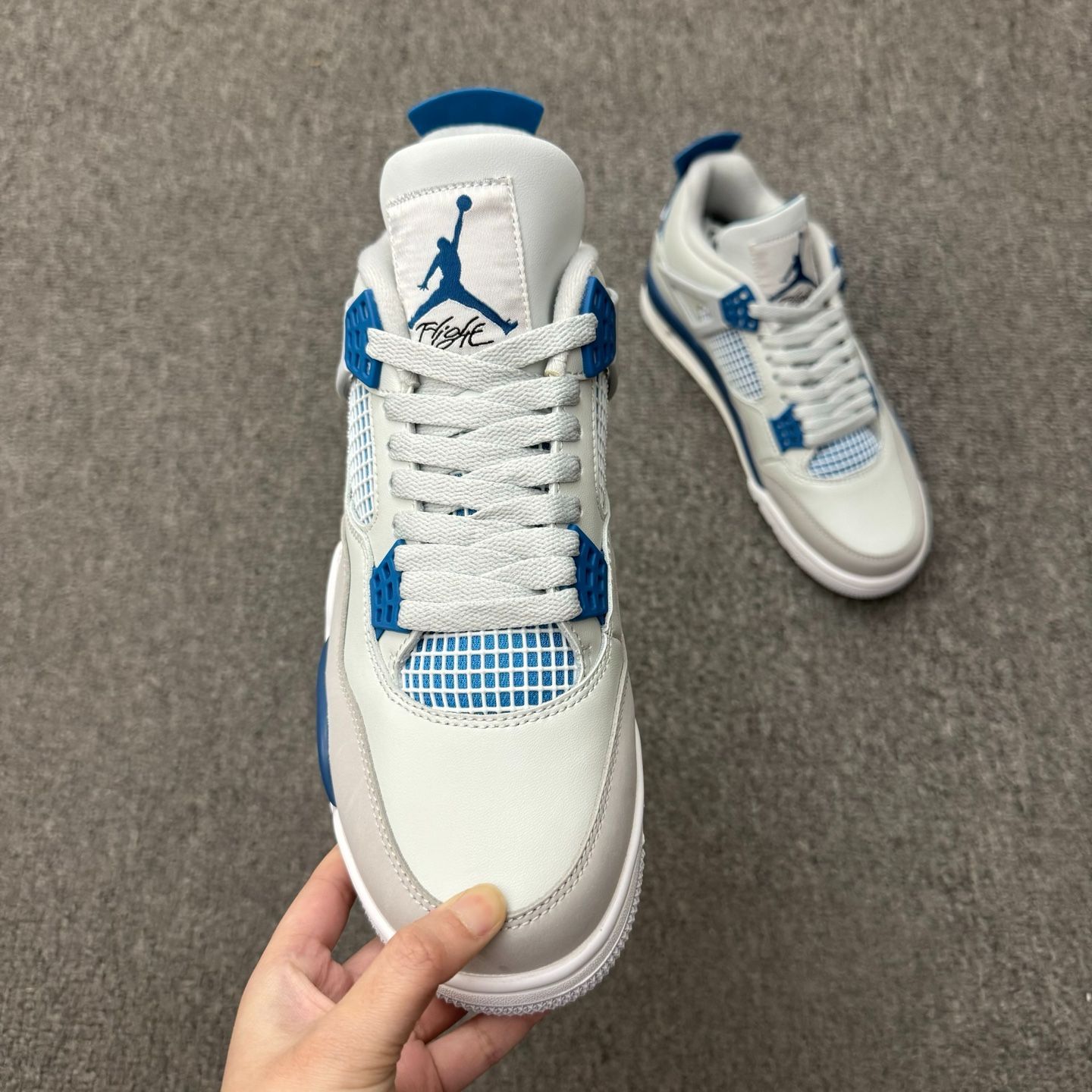 NIKE - ナイキ エアジョーダン4 レトロ インダストリアルブルー