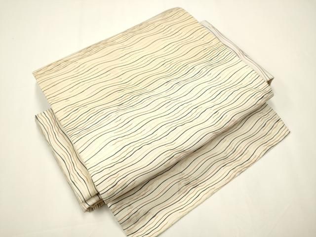 平和屋着物●ワンタッチつけ帯 市楽波筬織 やまと誂製 正絹 CAAX7294hy