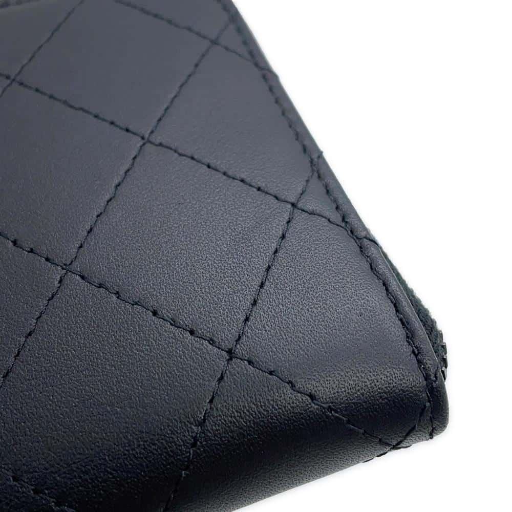 シャネル コインケース ココマーク マトラッセ L字ファスナー  