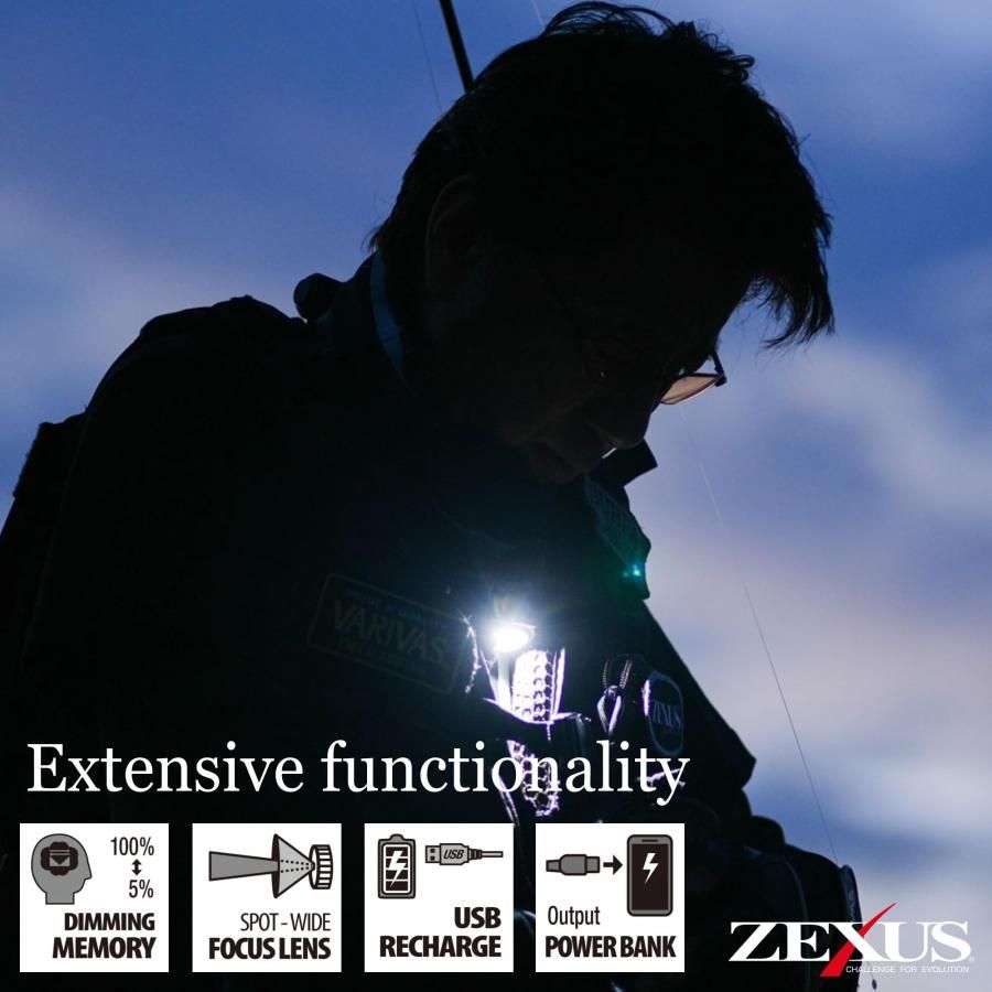 ZEXUS(ゼクサス) LED ヘッドライト ZX-R740 充電式 販売 [最大1300