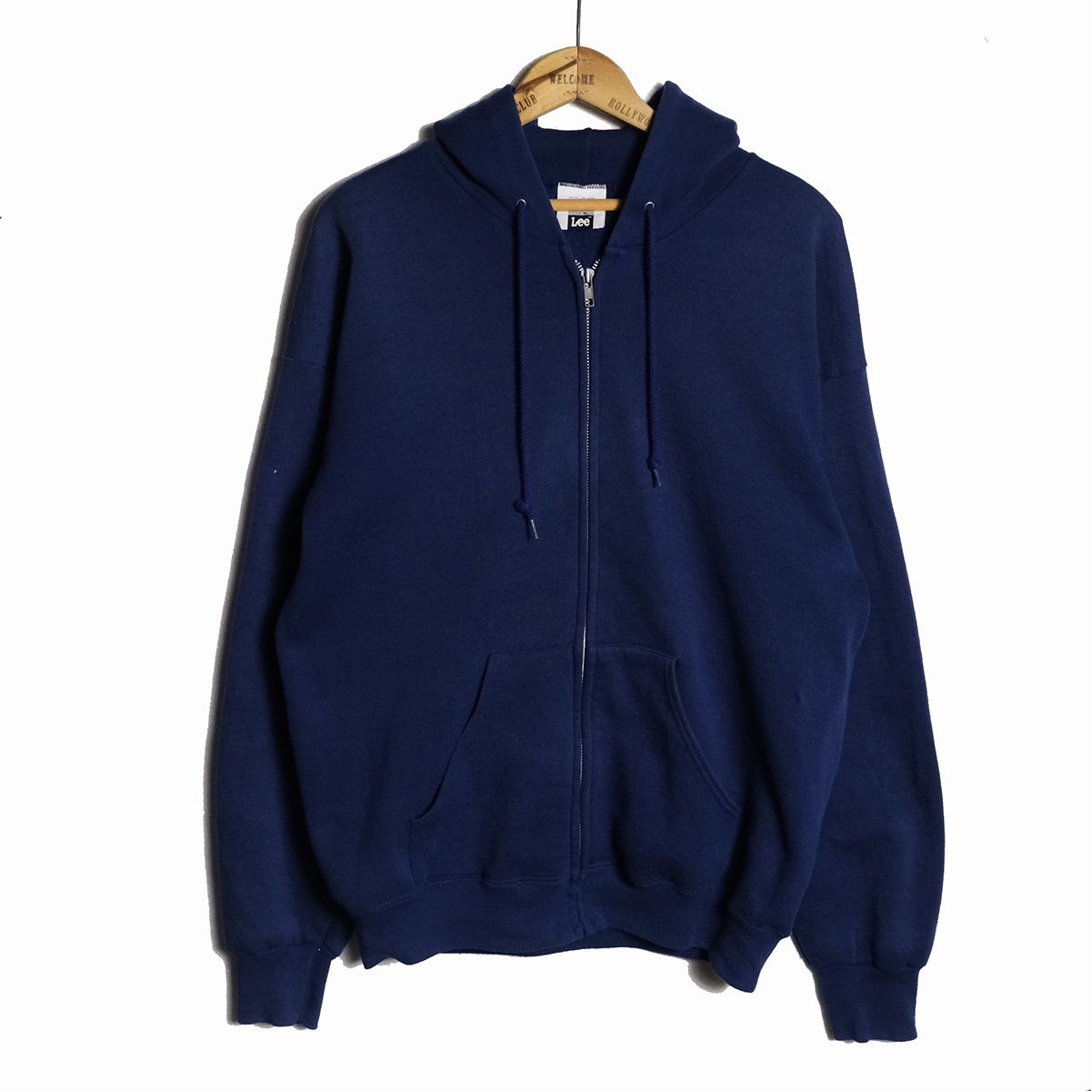 90's USA製 Lee リー ソリッドカラー フルジップ スウェット