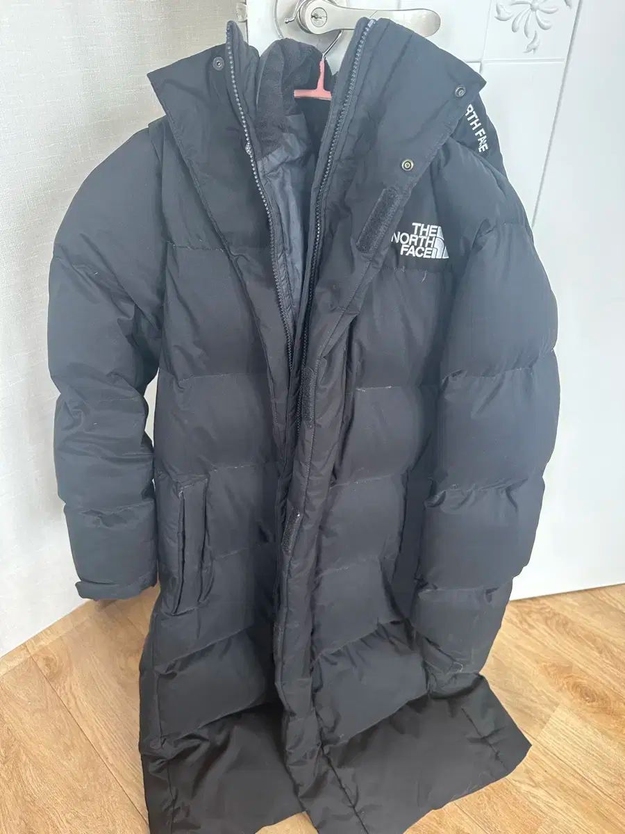 ザ・ノースフェイス US古着ロングダウンジャケットグレーレディースS