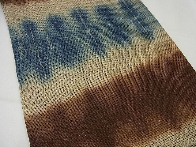 平和屋本店□超希少 夏物 藤布 八寸名古屋帯 自由が丘 扇屋扱い 霞文