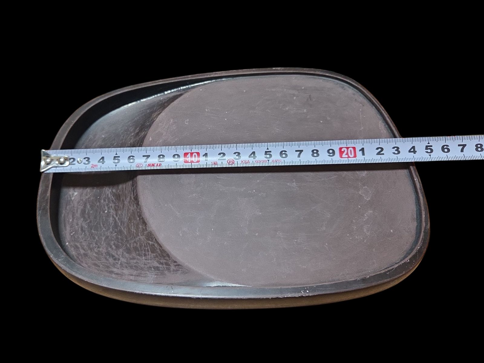 書道具 二代目羊堂作 奉寿硯 紅溪石 硯 高級工芸 古美術 骨董 レトロ