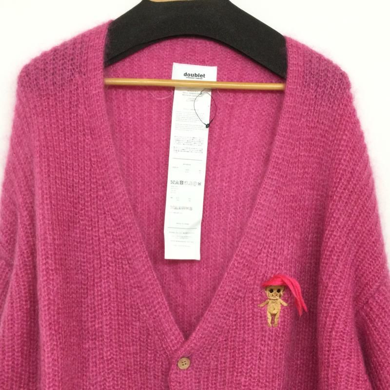 【希少】doublet ダブレット doll モヘア　カーディガン doublet DOLL EMBROIDERY MOHAIR CARDIGAN 希少】doublet 20AW DOLL