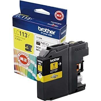【中古】ブラザー 純正インク ＬＣ１１３Ｙ イエロー ２個
