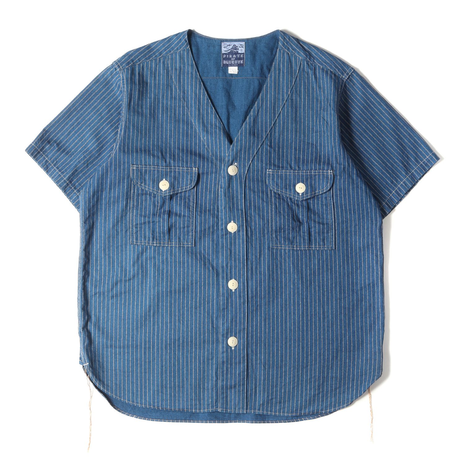 美品 JELADO ジェラード シャツ サイズ:XL ウォバッシュ ストライプ 