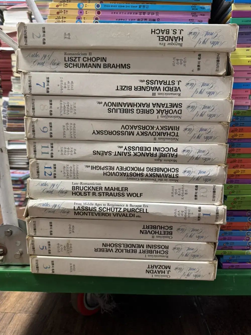 世界の 有名な曲 12 巻 セット （ LP プラーク 48 腸 含む サムスン