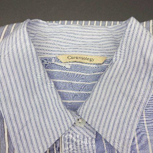 ◇ curensology クレイジーパターン ストライプ柄 春物 長袖