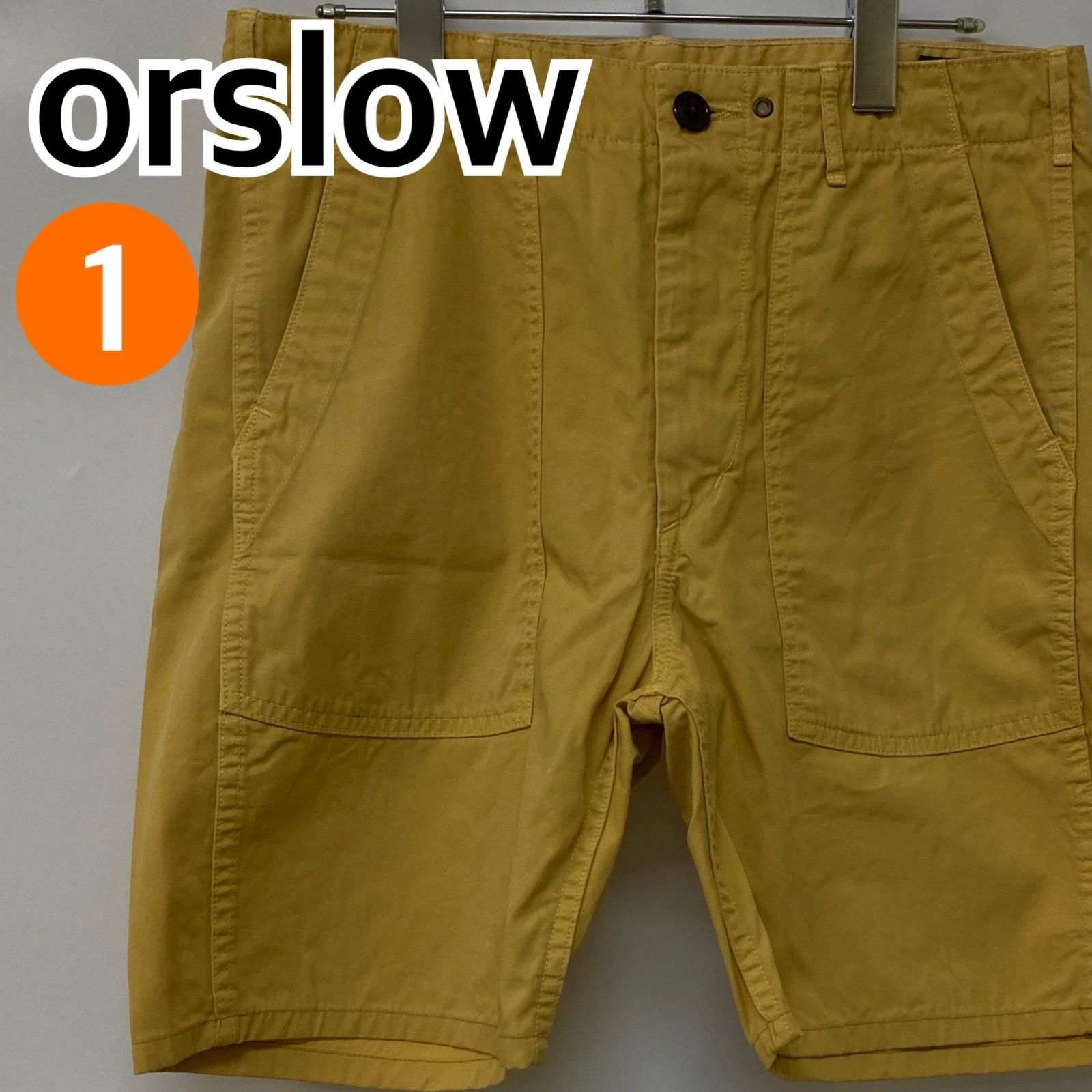 orslow オアスロウ パンツ ハーフパンツ デニム イエロー レディース 1サイズ CB541