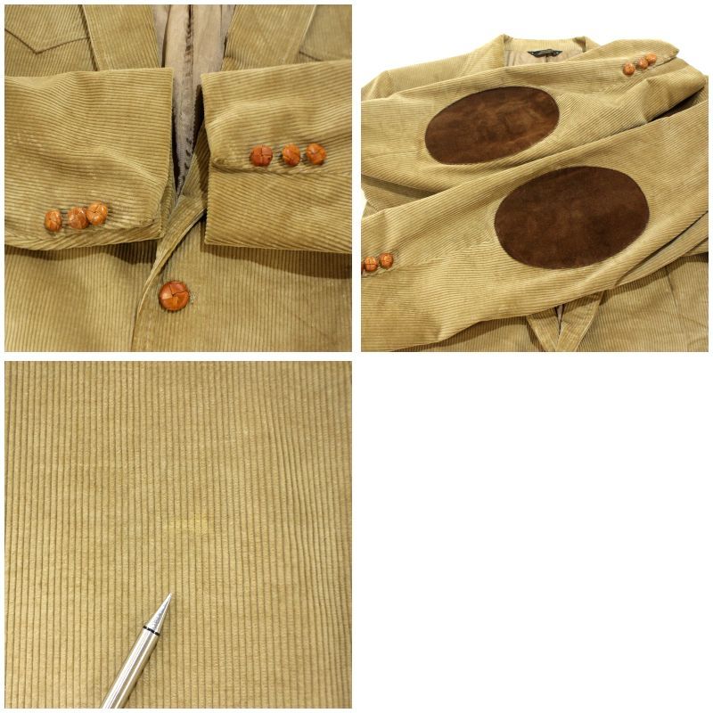 70s vintage Levi's エルボーパッチ クルミボタン コーデュロイ