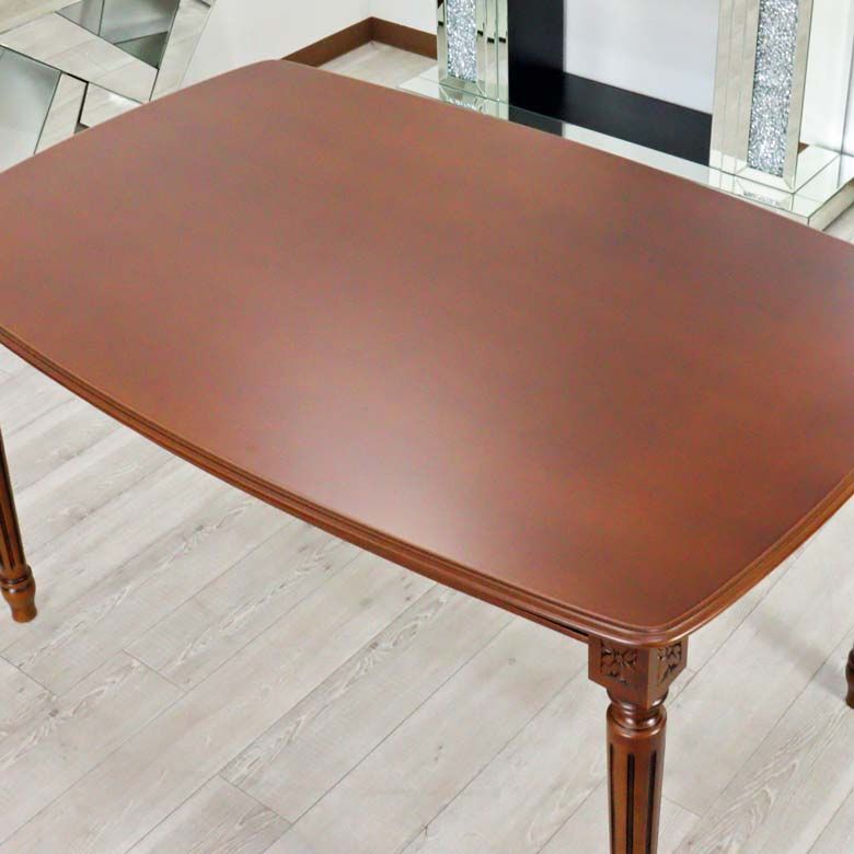 ダイニングテーブル 5点セット 150cm レッド イタリア 長方形 ダイニングテーブル 5点セット 150cm レッド イタリア 長方形