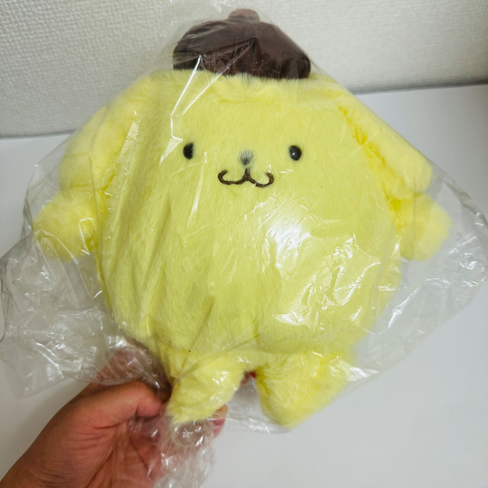 新品タグ付き ポムポムプリン ほわほわ ぬいぐるみ S サンリオ