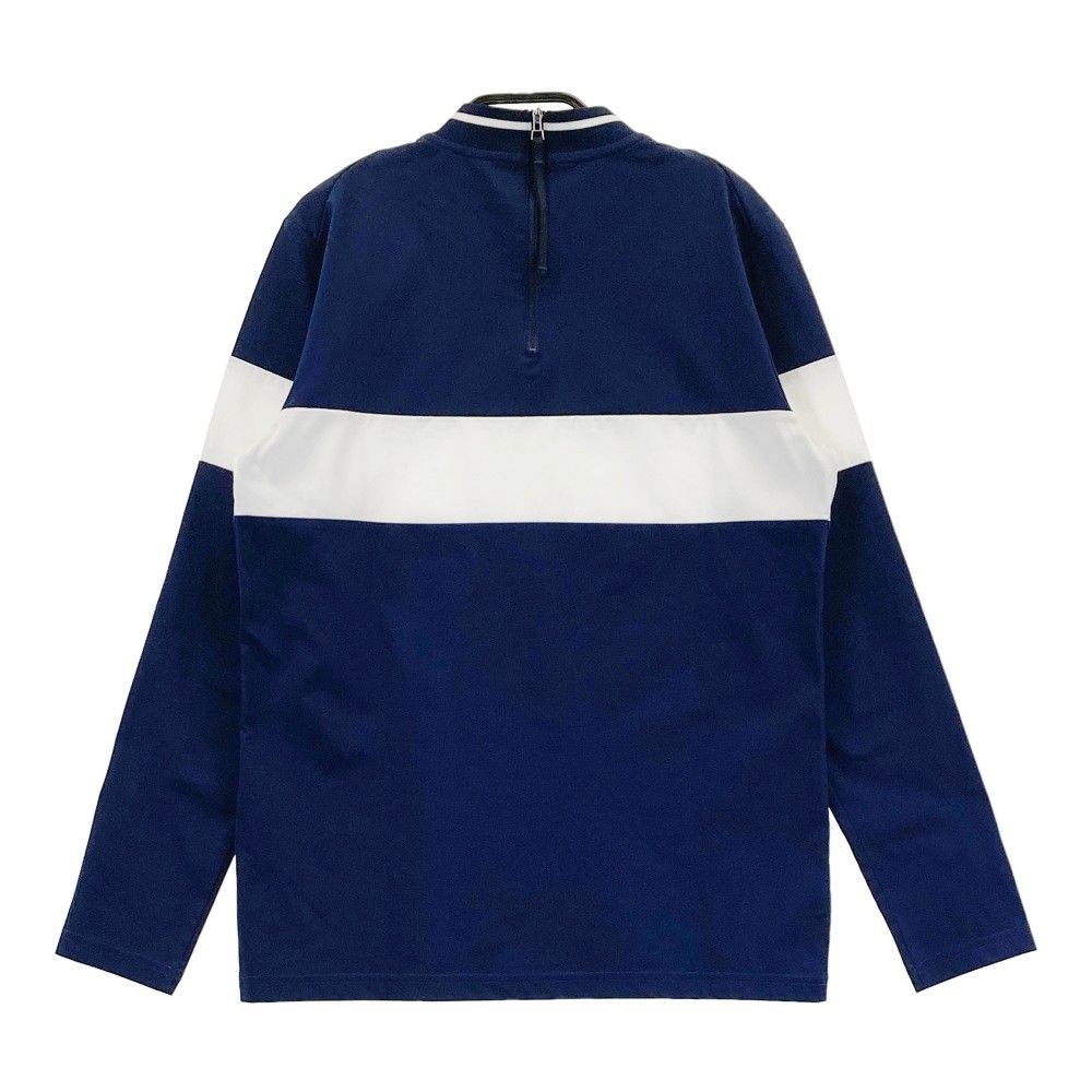 coco 中古 テーラーメイド Taylor Made レディース 長袖シャツ L 青×紺 モックネック ストライプ 中古 レディース テーラーメイド Taylor Made 長袖シャツ L 青