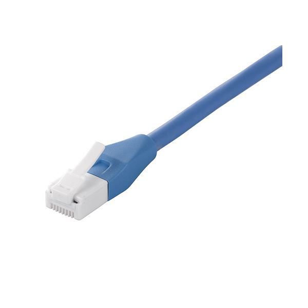まとめ バッファローツメの折れないLANケーブル カテゴリー5e ストレート スタンダード 法人向け ブルー 5m ETPC5ENU50BL1本 ×10セット