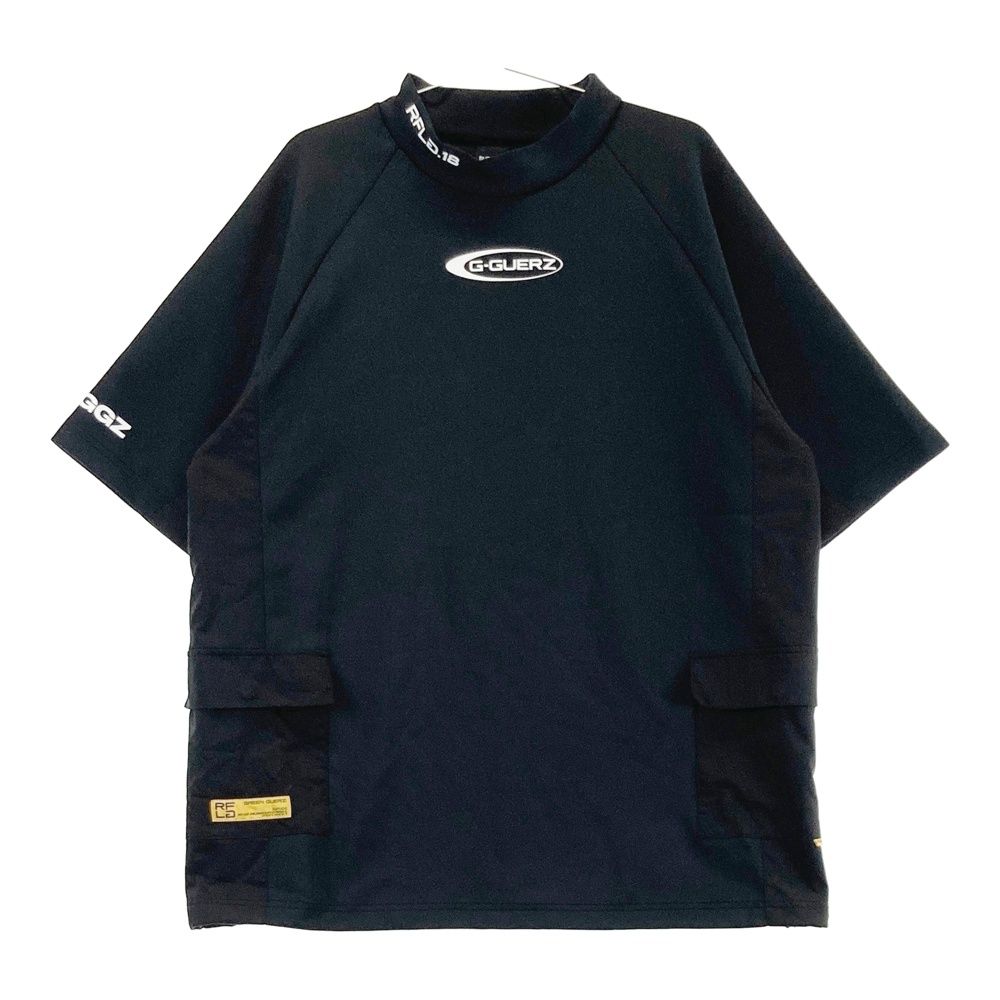 サイズ XL RUFFLOG ラフロッグ 半袖モックネックTシャツ ブラック系 240101538360 ゴルフウェア メンズ ストスト