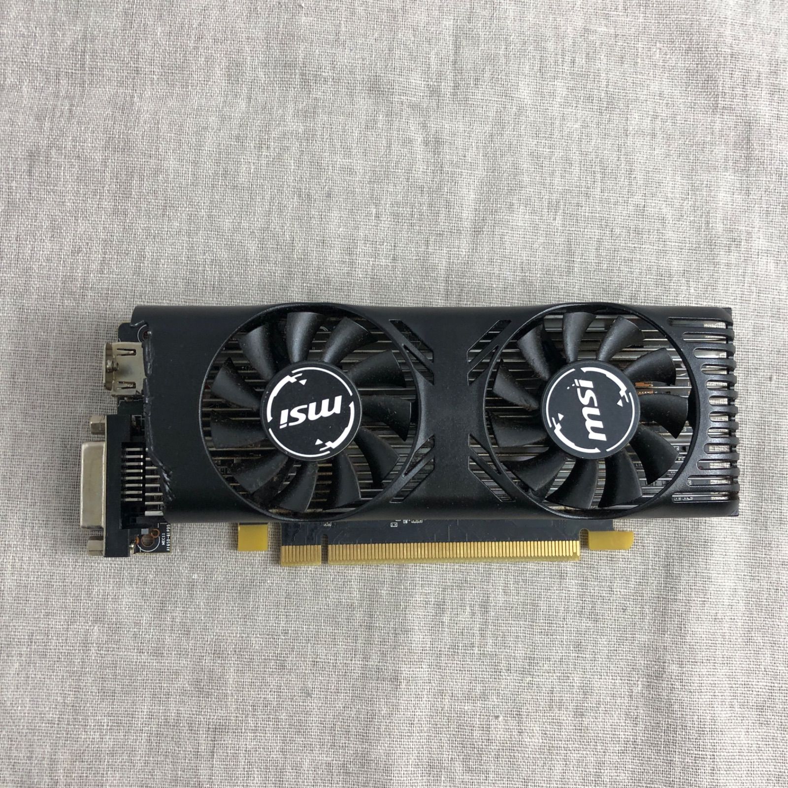 ジャンク】MSI GEFORCE GTX 1650 4GT LP-