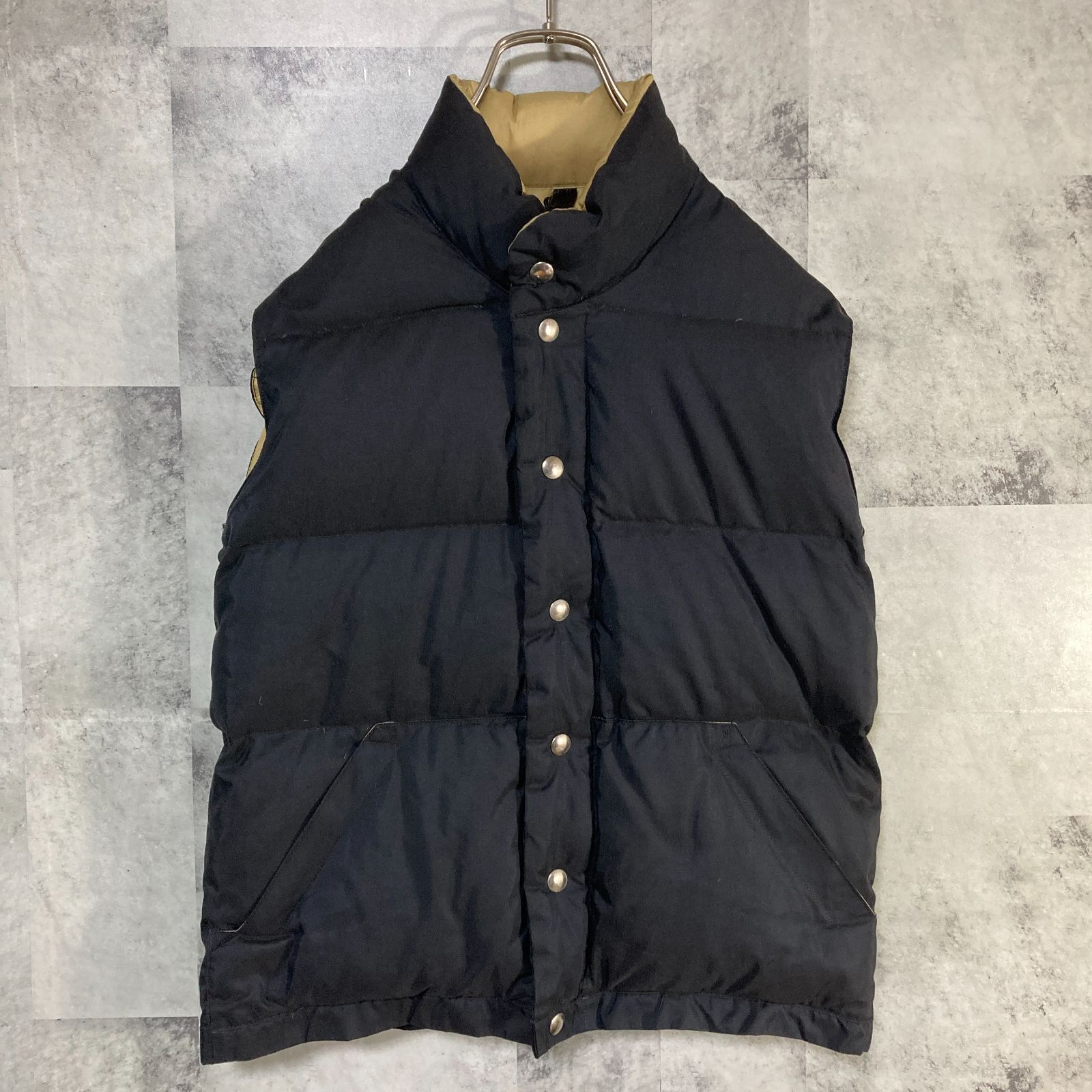 Crescent Down Works クレセントダウンワークス 60 40クロス ダウンベスト ブラック XS