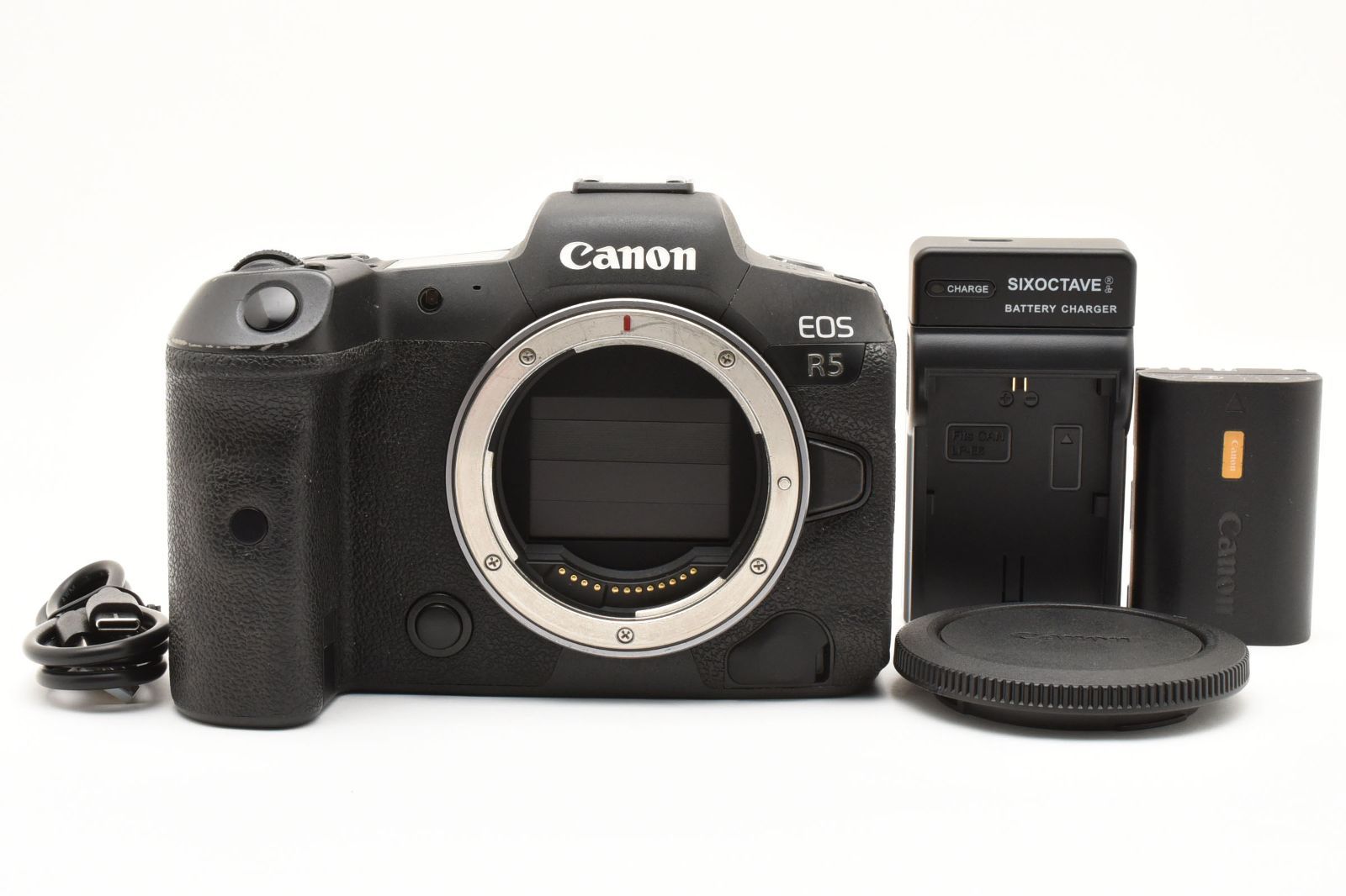 198000ショット以下 Canon EOS R5 バッテリーチャージャーセット