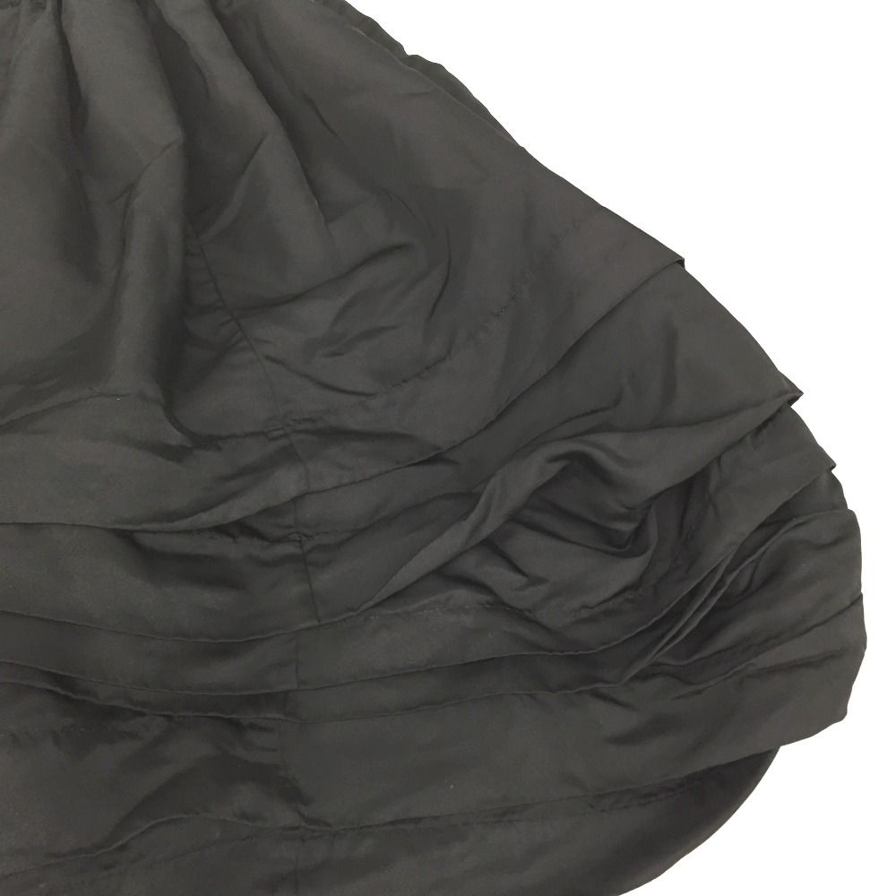 △△BLACK COMME des GARCONS AD2016 変形横ひだボリュームスカート XS  