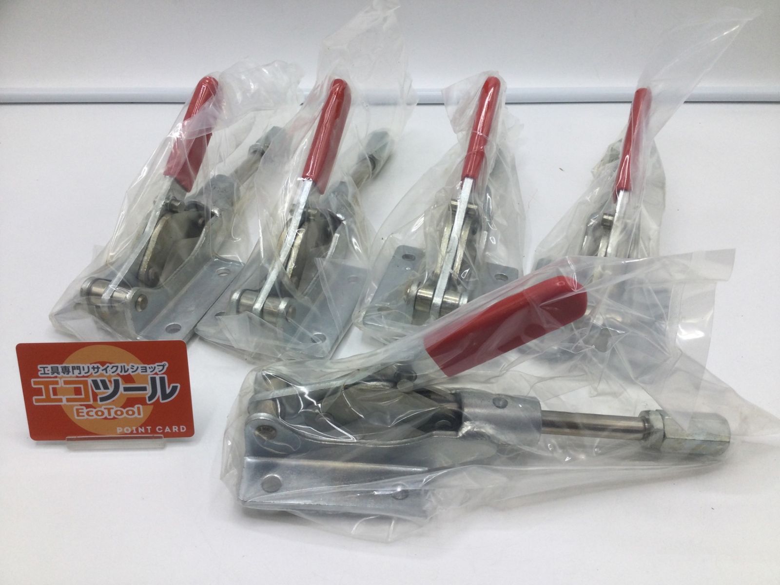 ♥に近い KAKUTA|カクタ 横押型トグルクランプ 5個セット No.50B IT2YESM9BCXK エコツール岡崎岩津店 M02