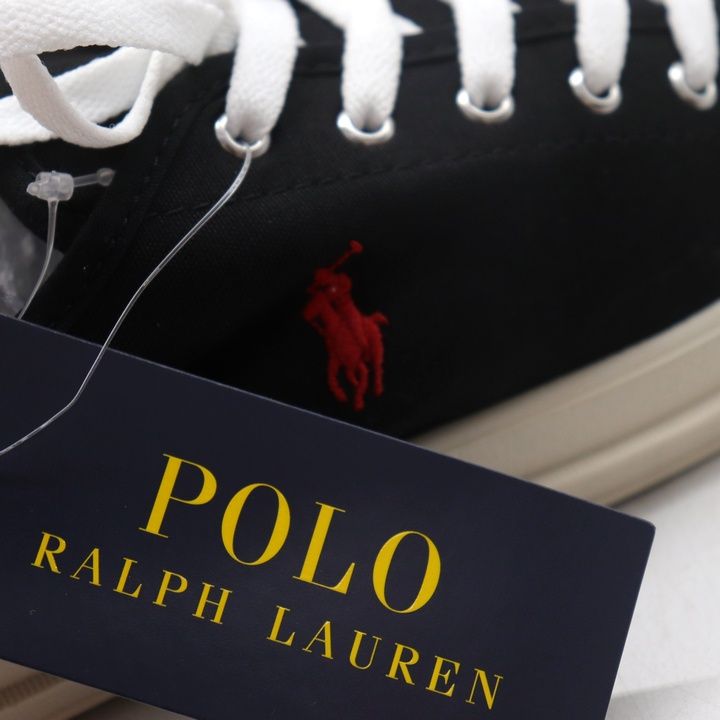 【新品未使用】ローレンラルフローレン ブラック ベルトデザイン　フラットシューズ ブラック（黒）系 LAUREN RALPH LAUREN(ローレンラルフローレン