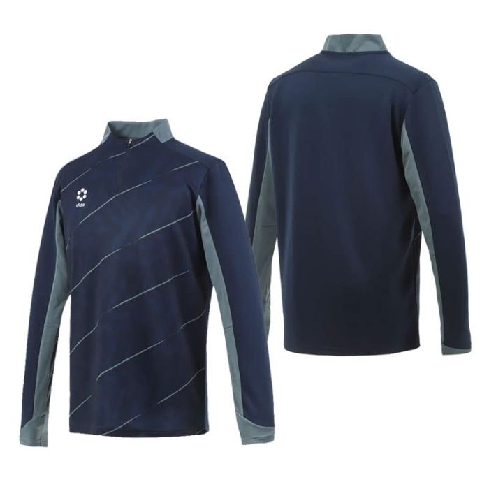 【新品・5営業日で発送】SFIDA(スフィーダ) TEAMPRES_ウォームアップHZトップ (SA23804) 色 : NAVY サイズ : S 