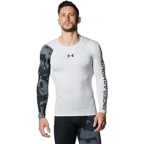 アンダーアーマー(UNDER ARMOUR) ヒートギアアーマー コンプレッション ノベルティ 長袖 シャツ メンズ 1381355 ハローグレー Mサイズ